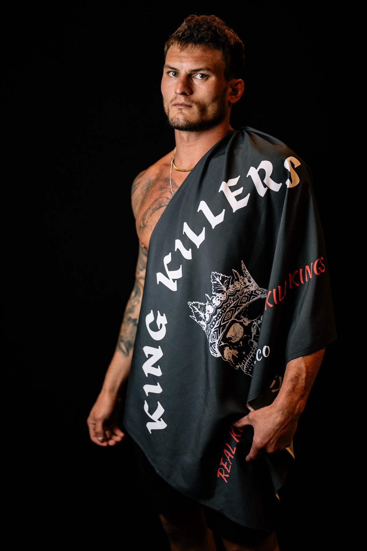 Mike Heckert wearing King Killers apparel